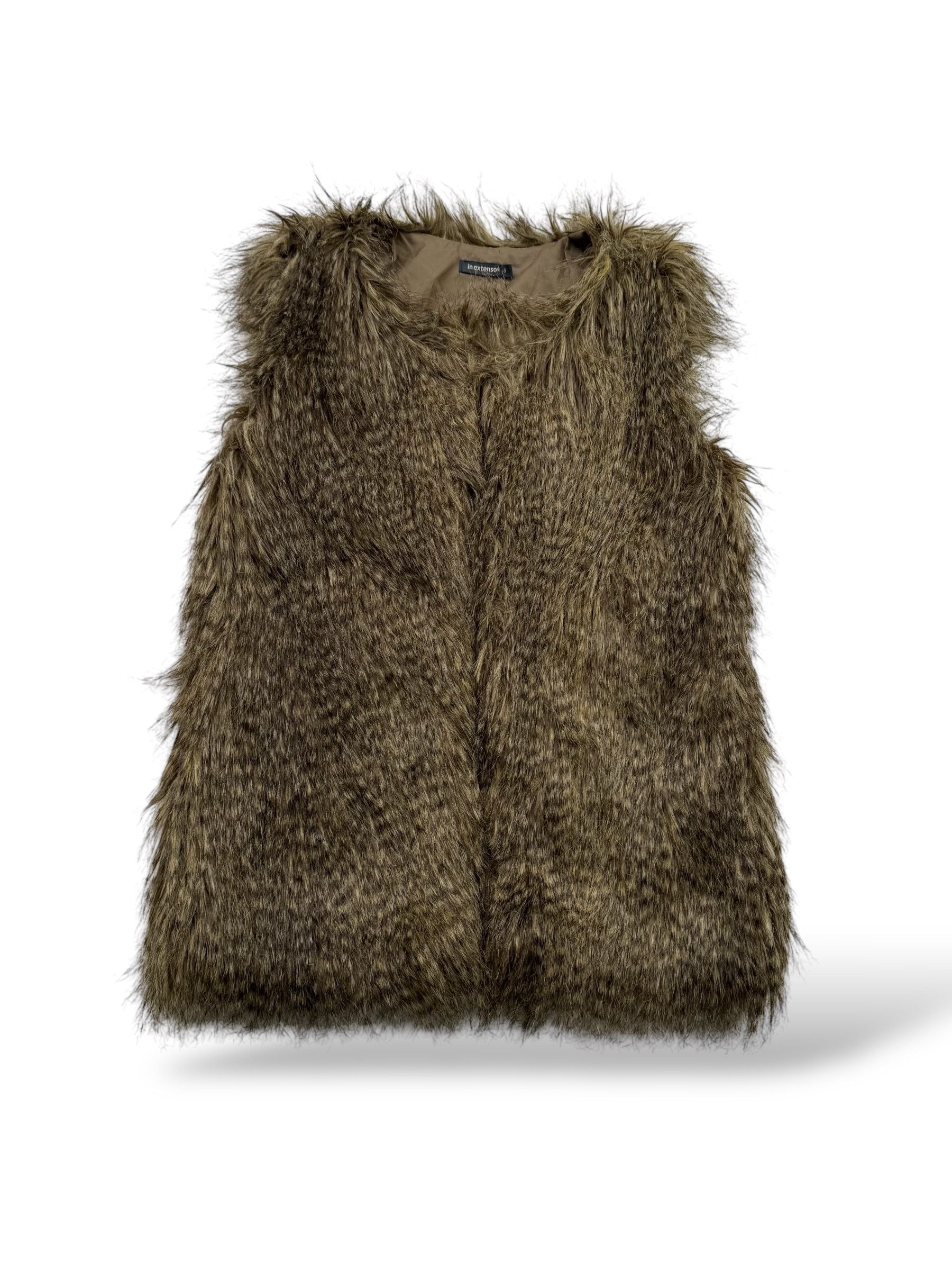 Japanese Brand Vintage Faux Fur Vest W127(V9) Size S / US 4 / IT 40 - 1 Thumbnail