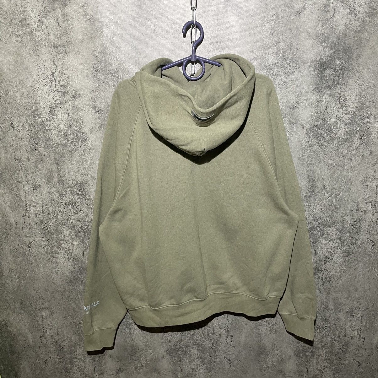 Fear of God Essentials Fear Of God Big Logo Olive Hoodie Streetwear Rare Size US M / EU 48-50 / 2 - 8 Thumbnail