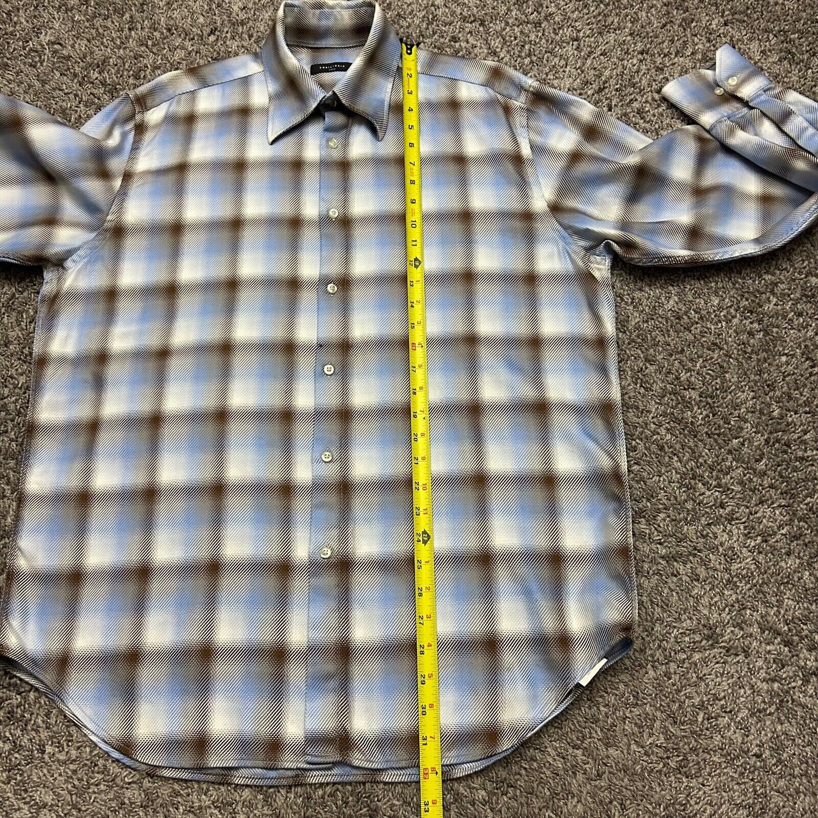 Vintage Funky Abstract Pattern Shirt Long Sleeve Button Up Italy Size US L / EU 52-54 / 3 - 9 Thumbnail