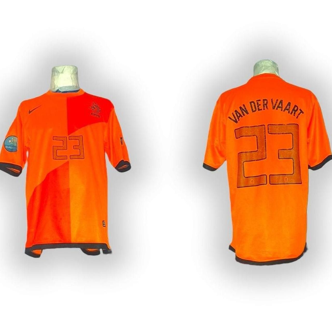 Nike Netherlands 2011 2012 Euro Home Shirt Jersey Size US L / EU 52-54 / 3 - 3 Thumbnail
