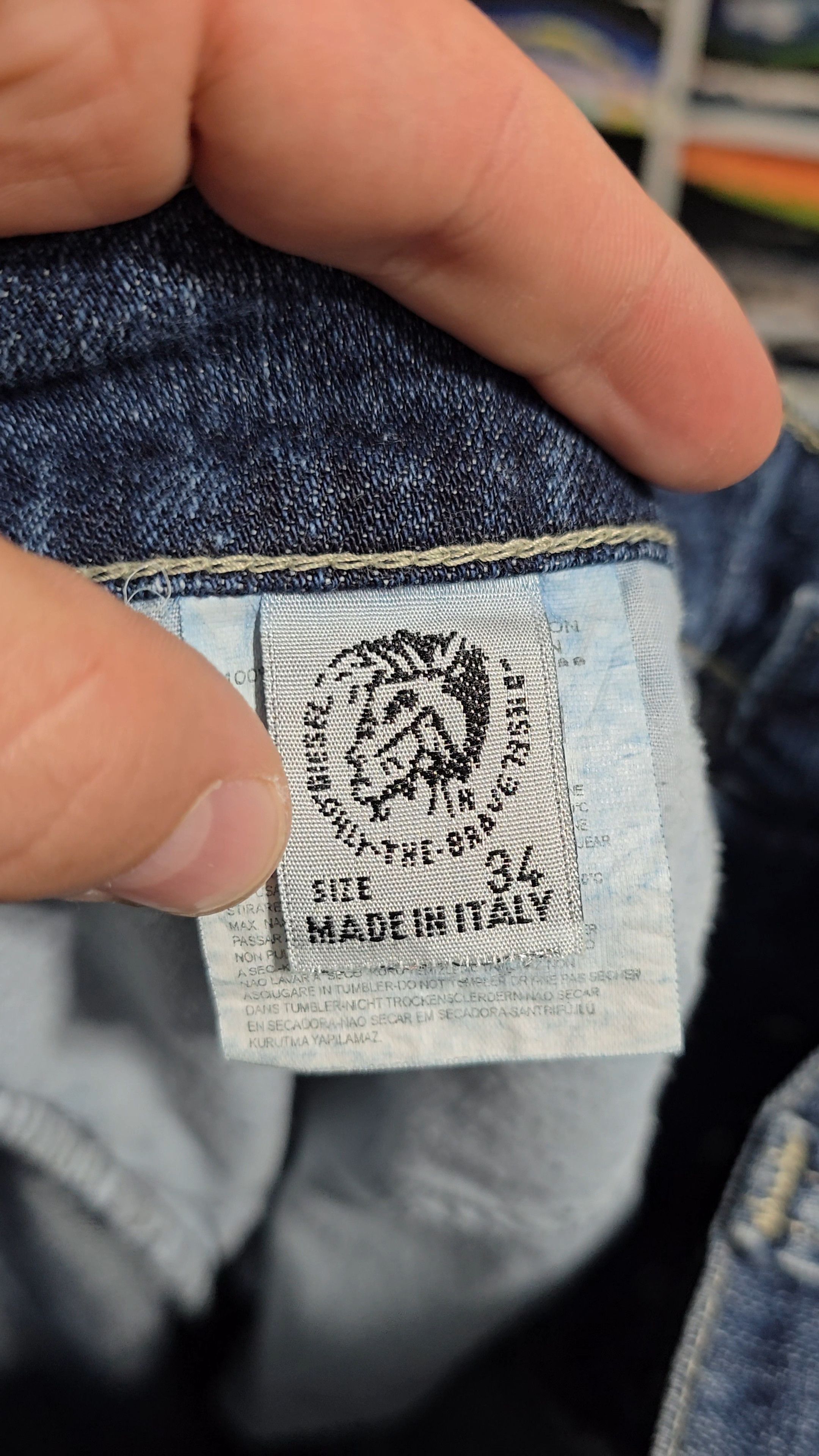 Diesel DIESEL jeans 90' VINTAGE RARE !! W34 excellent condition Size US 34 / EU 50 - 8 Thumbnail