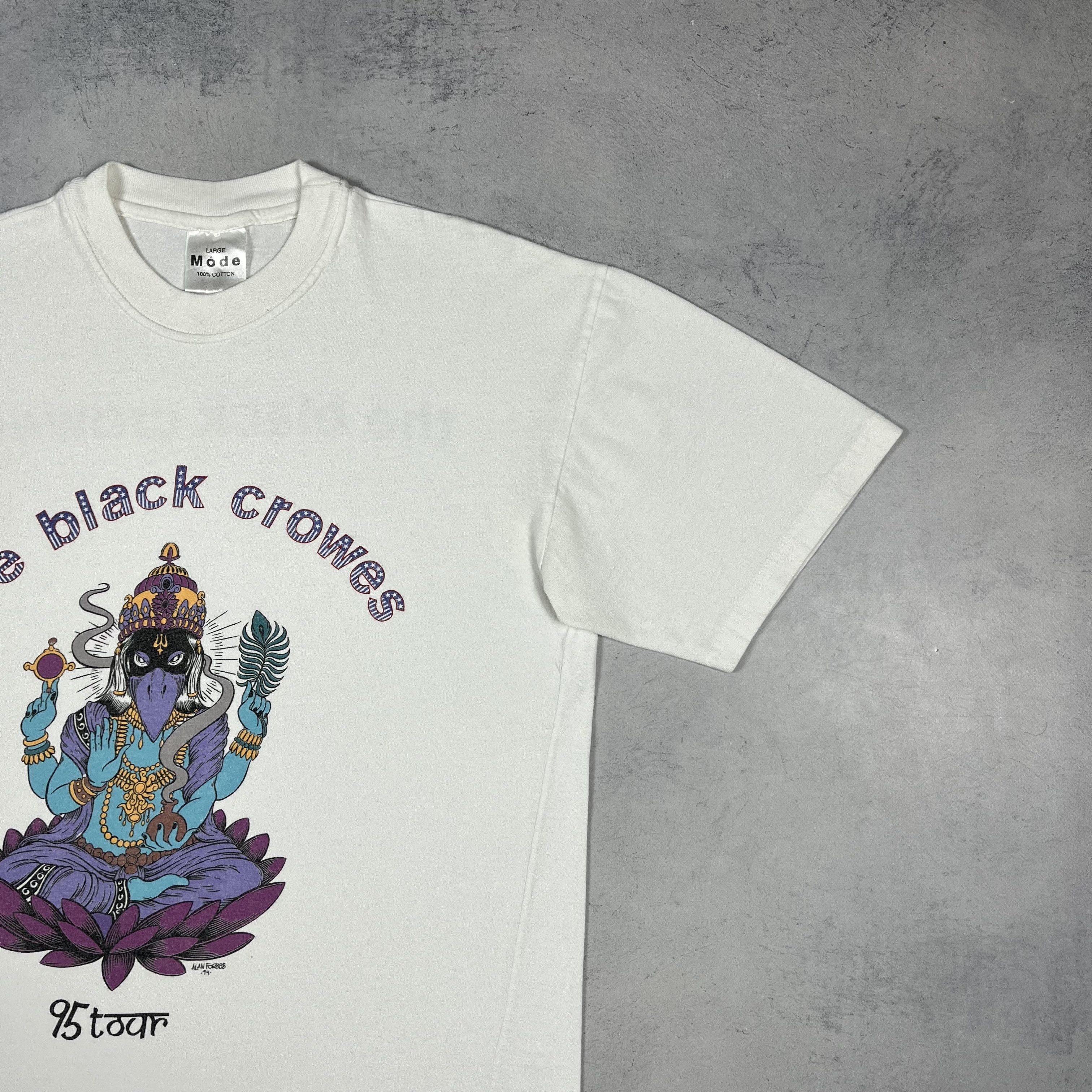 Band Tees Vintage The Black Crowes Tour Rock Band T Shirt 1995 Size US L / EU 52-54 / 3 - 3 Thumbnail
