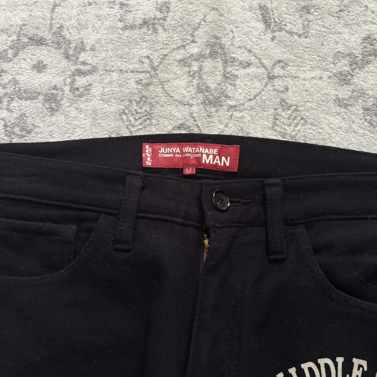 Junya Watanabe × Levi's Junya Watanabe AD2002 Hull Middle School Hornets Wool Pants Size US 32 / EU 48 - 4 Thumbnail