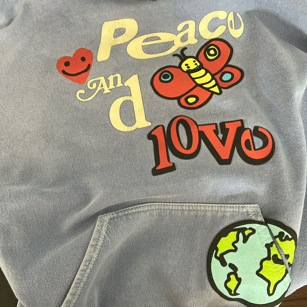Pacsun Peace & Love Hoodie Size M / US 6-8 / IT 42-44 - 3 Thumbnail