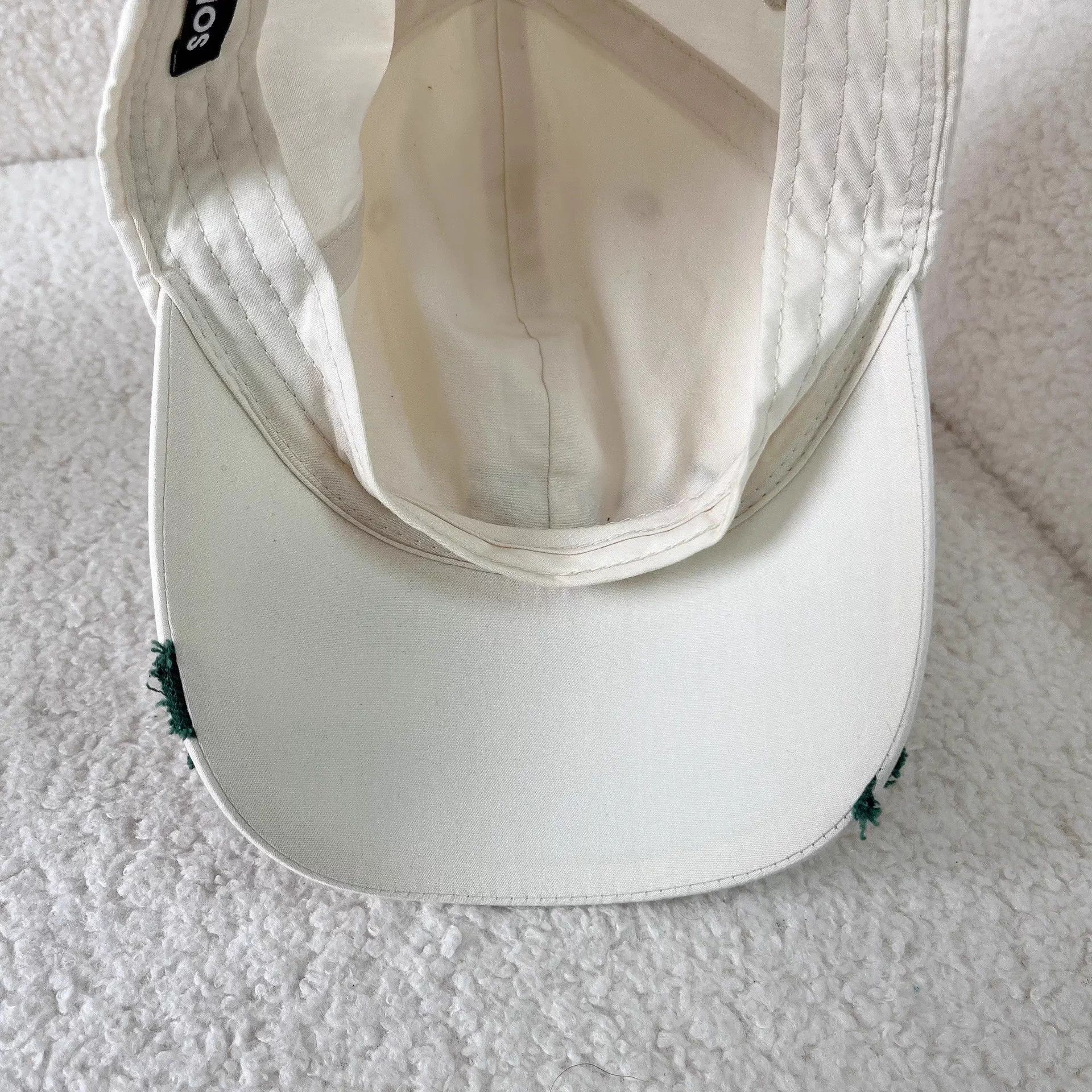 Acne Studios Acne Studios White Baseball Cap Size ONE SIZE - 4 Thumbnail