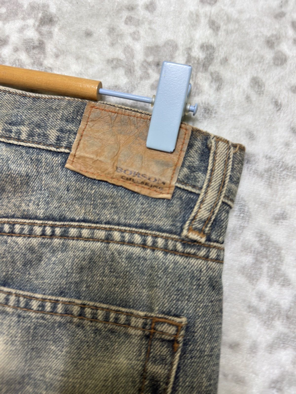 Japanese Brand Flared BOBSON COMPANY Stone Wash Bootcut Denim Size US 29 - 15 Thumbnail