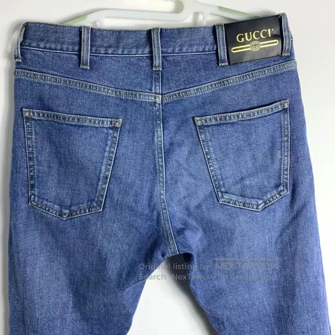 Gucci Gucci Horsebit Belt Jeans. Size US 32 / EU 48 - 2 Thumbnail