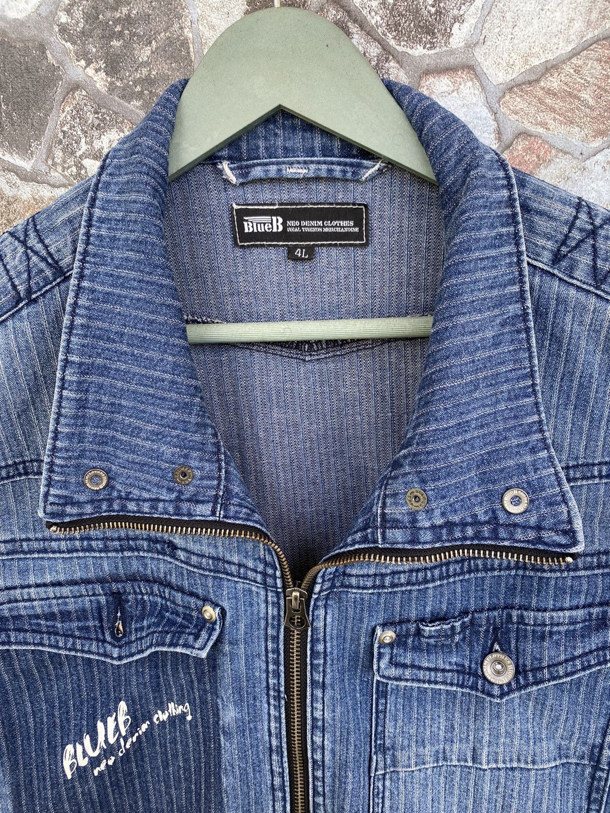 If Six Was Nine × Japanese Brand 💥BlueB Neo Denim Jacket Size US XL / EU 56 / 4 - 10 Thumbnail