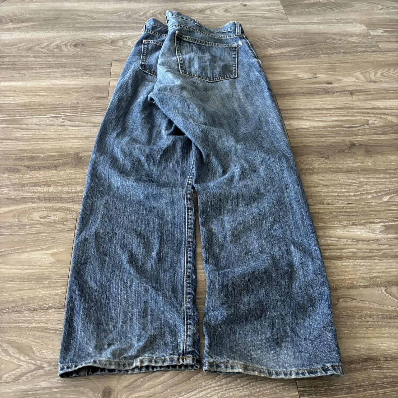Vintage Crazy Vintage Y2K/2000s Grunge Dark Wash Denim Jeans! 36x30 Size US 36 / EU 52 - 4 Thumbnail