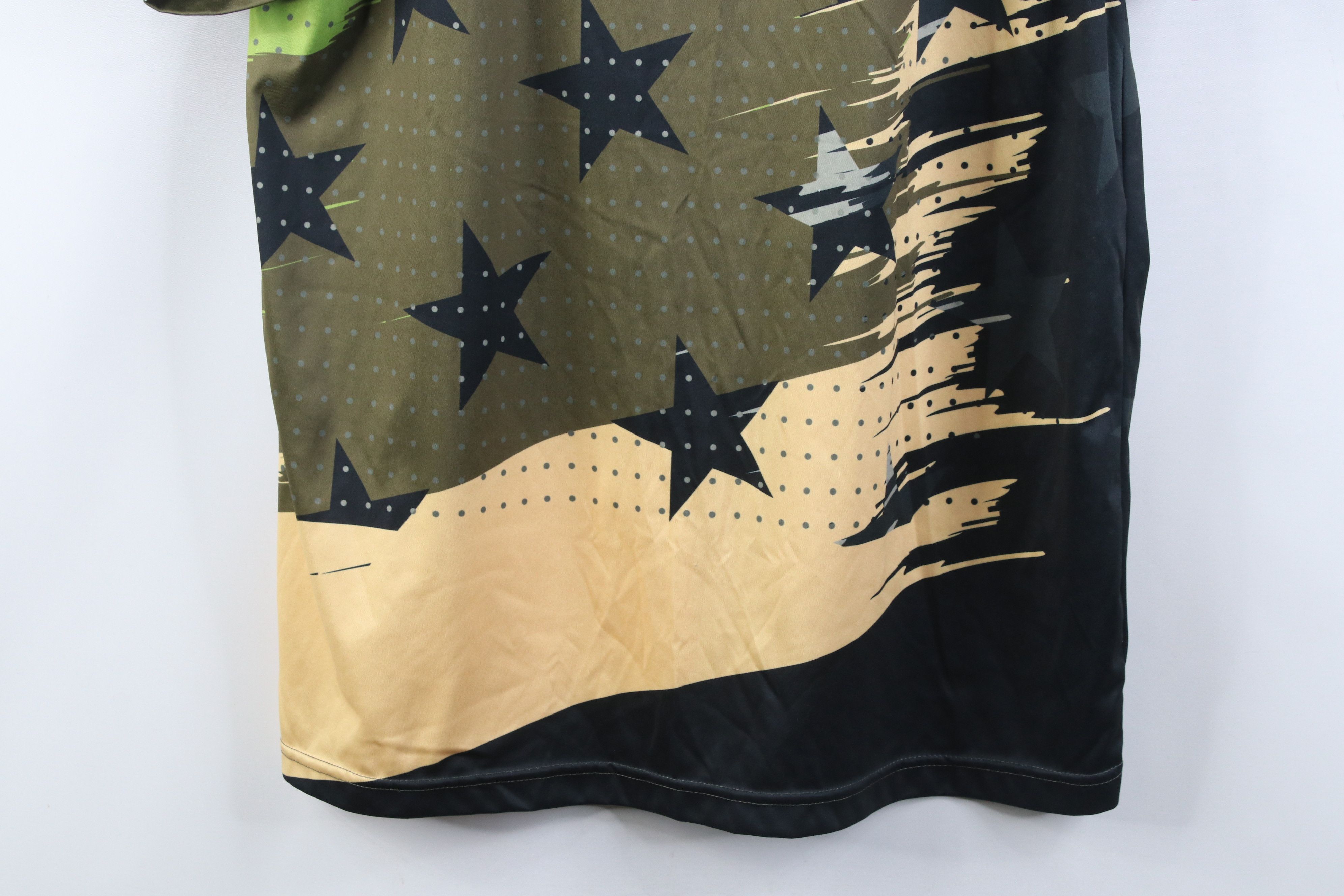 Vintage Y2K Military USMC Marines All Over Print Stars T-Shirt Size US L / EU 52-54 / 3 - 3 Thumbnail