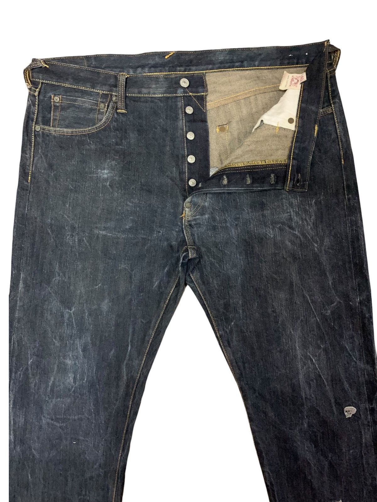 Evisu Evisu Selvedge ButtonFly Skull Embroidery Jeans Size US 40 / EU 56 - 3 Thumbnail