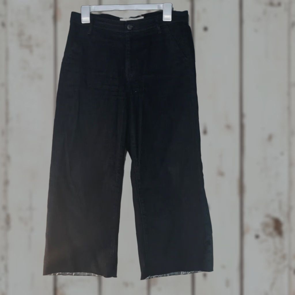 Gap Gap Womens Cropped Wide Leg Jeans 28R High Rise Denim Casual Summer Spring Fall Blue Size 28" / US 6 / IT 42 - 1 Thumbnail