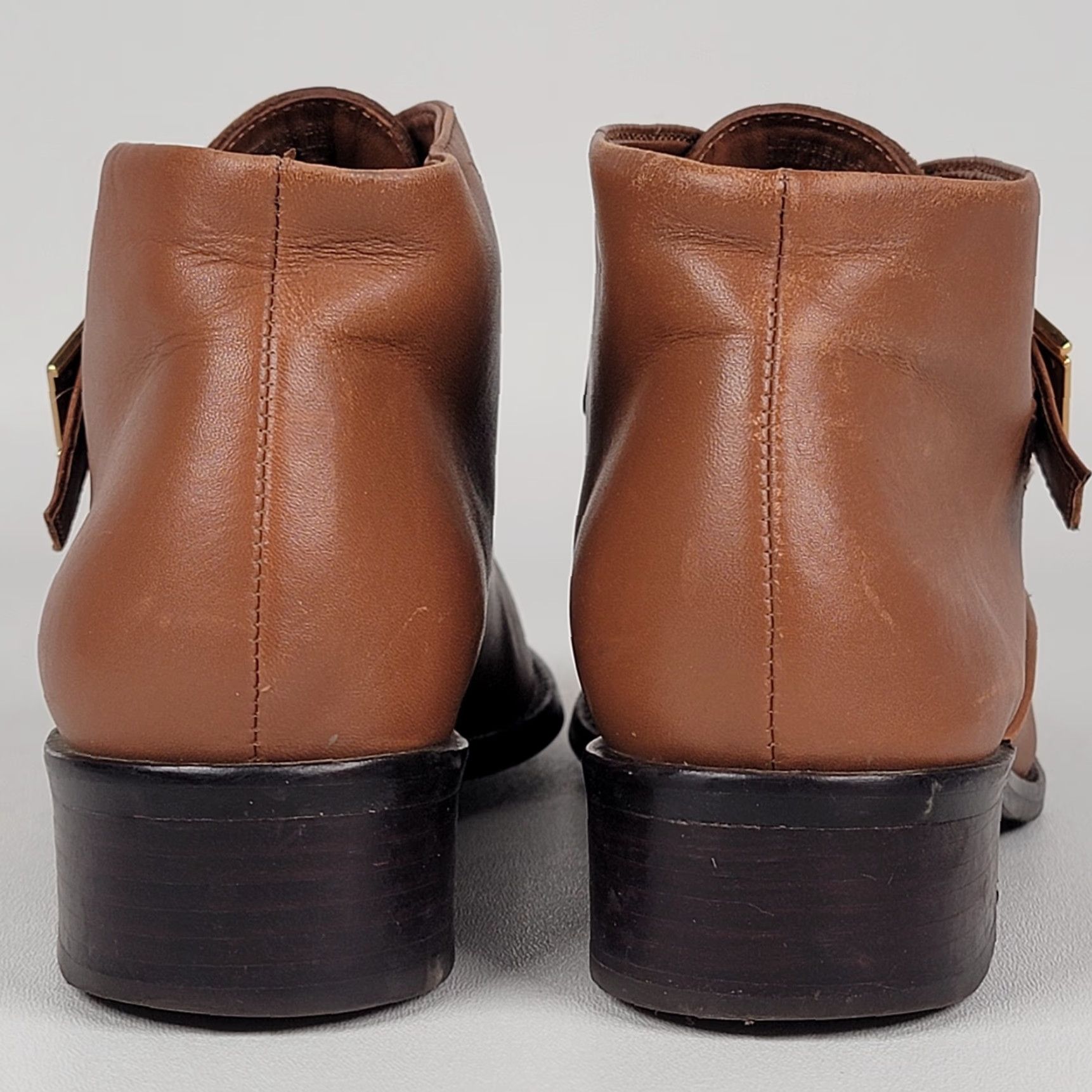 Etienne Aigner VINTAGE Etienne Aigner Leather Ankle Boots - Brown - Size 8 M Women Bootie Size US 8 / IT 38 - 6 Thumbnail