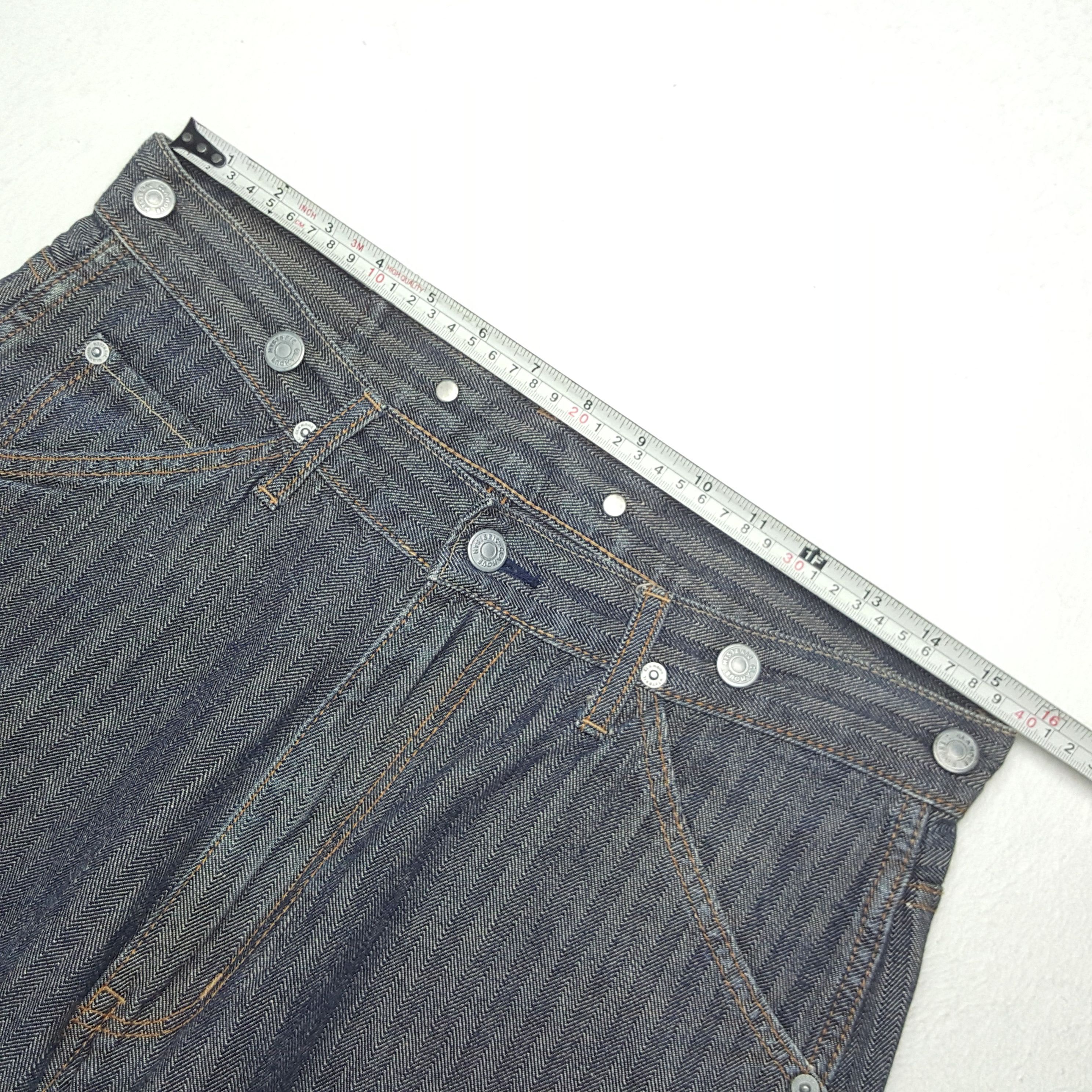 Hysteric Glamour × Vintage Vintage Hysteric Glamour Custom Big Logo Denim Jeans Size US 31 - 7 Thumbnail