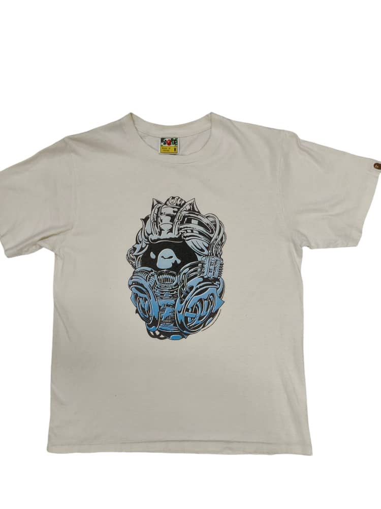 Bape Vintage Bathing Ape Shirt Short Sleeve White Size US M / EU 48-50 / 2 - 1 Thumbnail