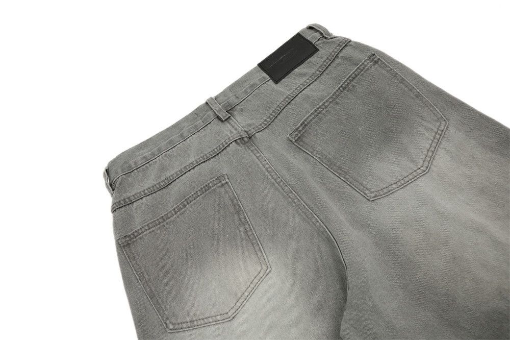 Japanese Brand × Jean Punk washed men's distressed straight jeans y2k Size US 32 / EU 48 - 6 Thumbnail