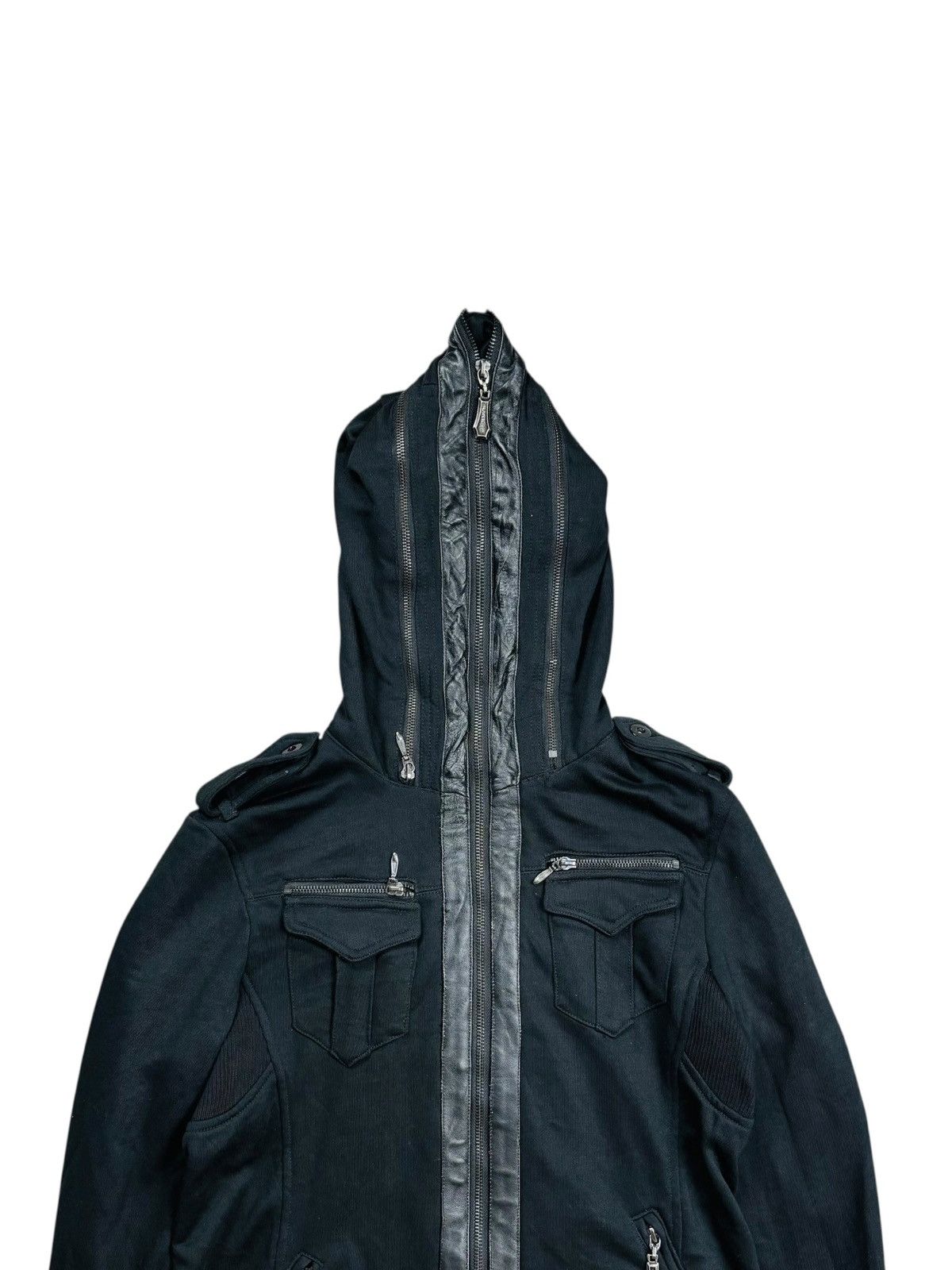 JACKROSE 2000s Luv Maison Jackrose - Vkei Style GIMP Zip Hoodie Size US M / EU 48-50 / 2 - 6 Thumbnail