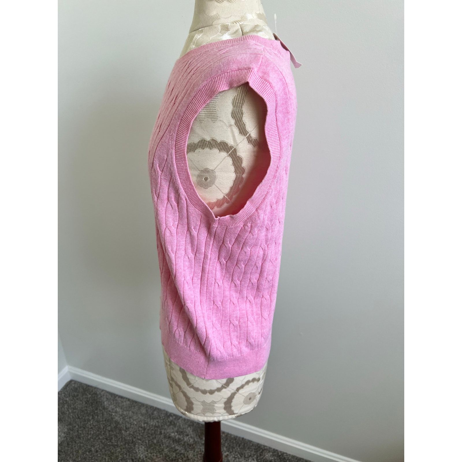 J.Crew J Crew Sleeveless Pullover Cable Knit Sweater NWT Medium Size M / US 6-8 / IT 42-44 - 3 Thumbnail