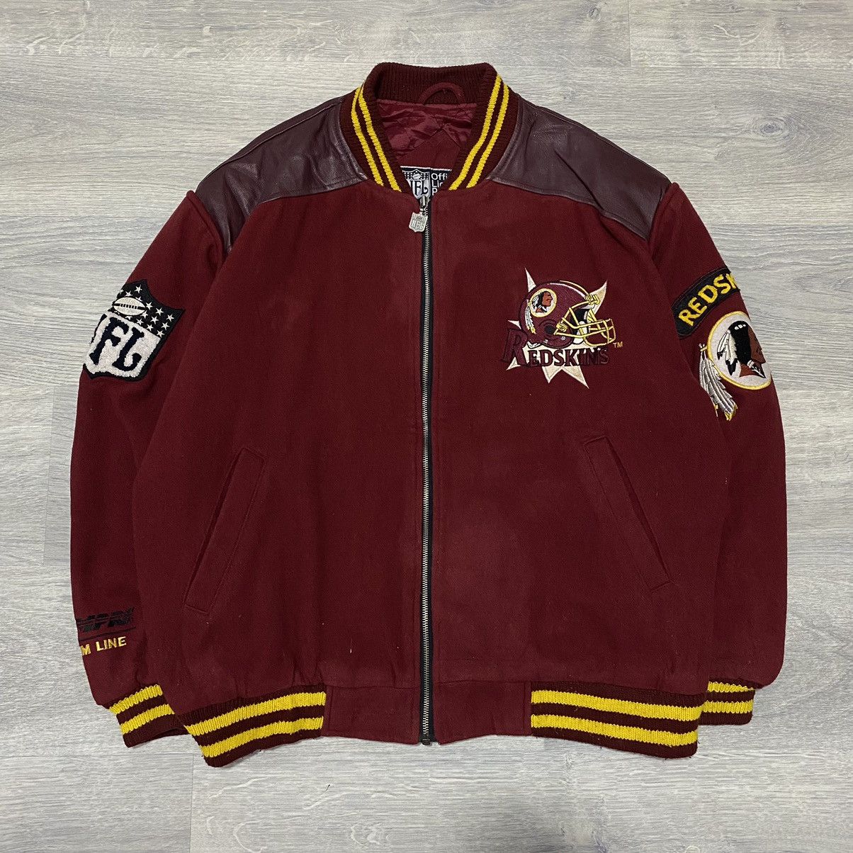 Washington Redskins: 1988 Campri Fullzip Varsity Jacket w/ Super Bowl –  National Vintage League Ltd.