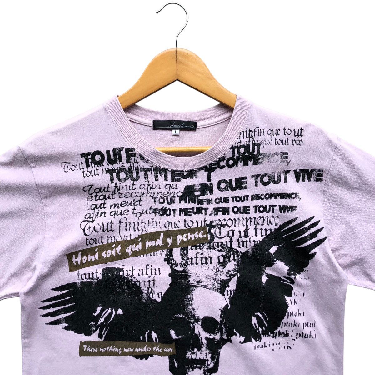 Tornado Mart 💥rare💥 Japanese ARMEE FRANCAISE skull tshirt Size US L / EU 52-54 / 3 - 3 Thumbnail