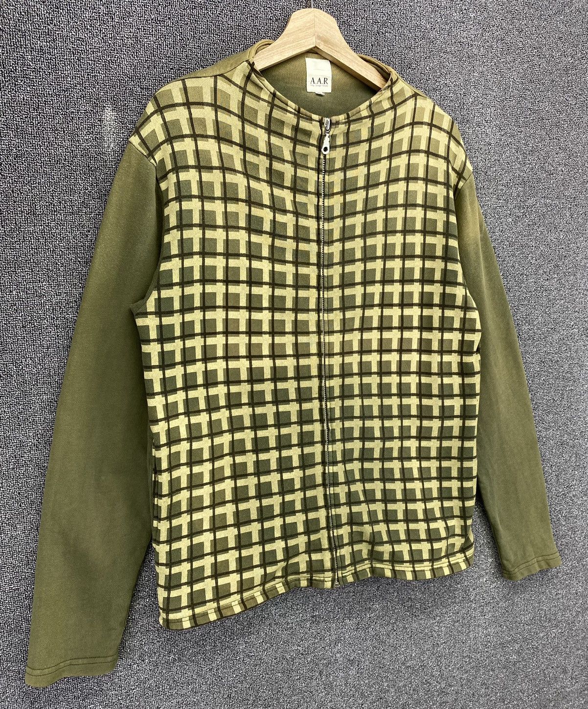 Yohji Yamamoto Vintage A.A.R Yohji Design Studio Shadows Plaid Jacket Size M / US 6-8 / IT 42-44 - 2 Thumbnail
