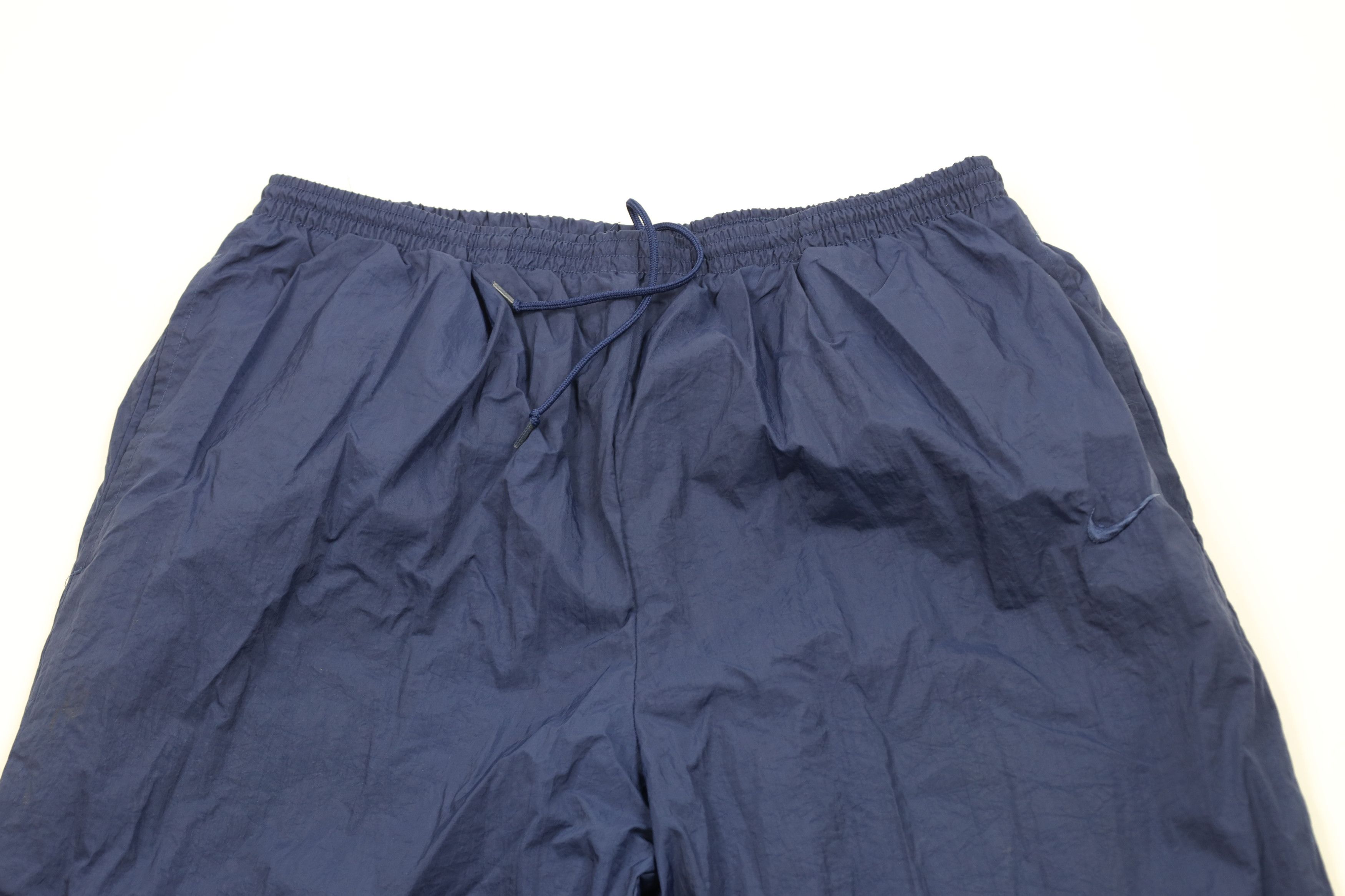 Nike Vintage 90s Nike Swoosh Monochrome Lined Windbreaker Pants Size US 36 / EU 52 - 2 Thumbnail
