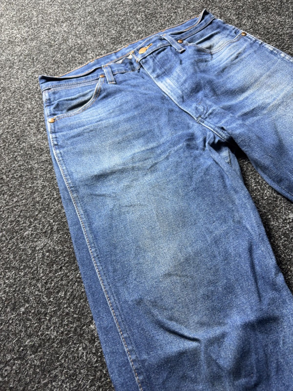 Wrangler Retro 90s Vintage Wrangler Classic Straight Leg Jeans W34 Size US 34 / EU 50 - 6 Thumbnail