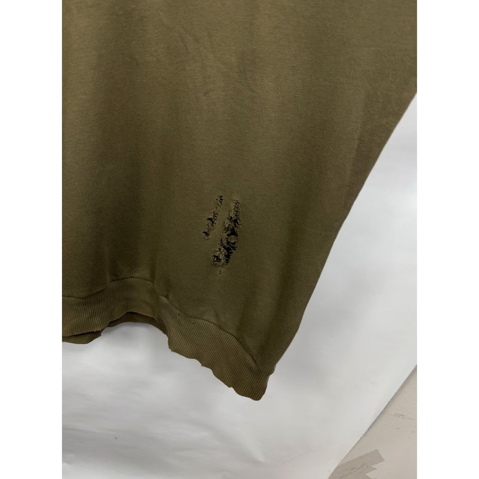Kapital VINTAGE Opium Avant Garde Sweatshirt Distressed Japan kapital Khaki L Mens Pullover Sweatshirt Size US L / EU 52-54 / 3 - 7 Thumbnail