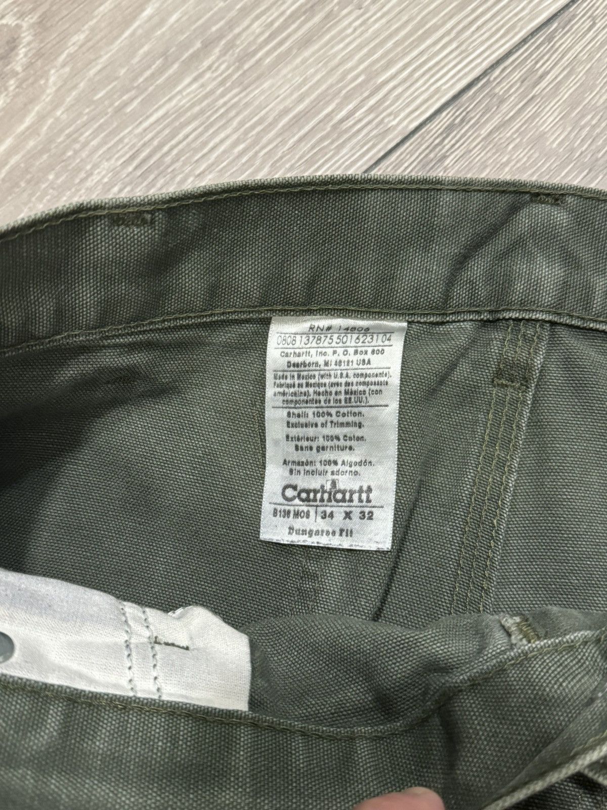 Carhartt × Vintage Carhartt Double Knee Pants Mos Size US 34 / EU 50 - 6 Thumbnail