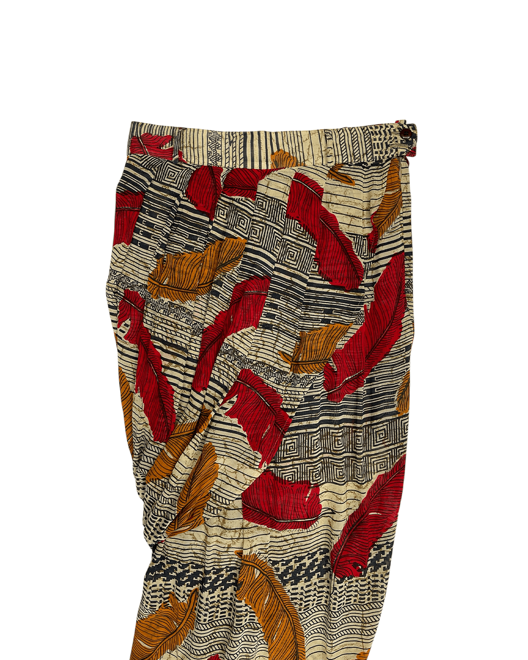 Sportmax Sportmax Early 00s Asymmetry Oriental Skirt Size 27" / US 4 / IT 40 - 6 Thumbnail