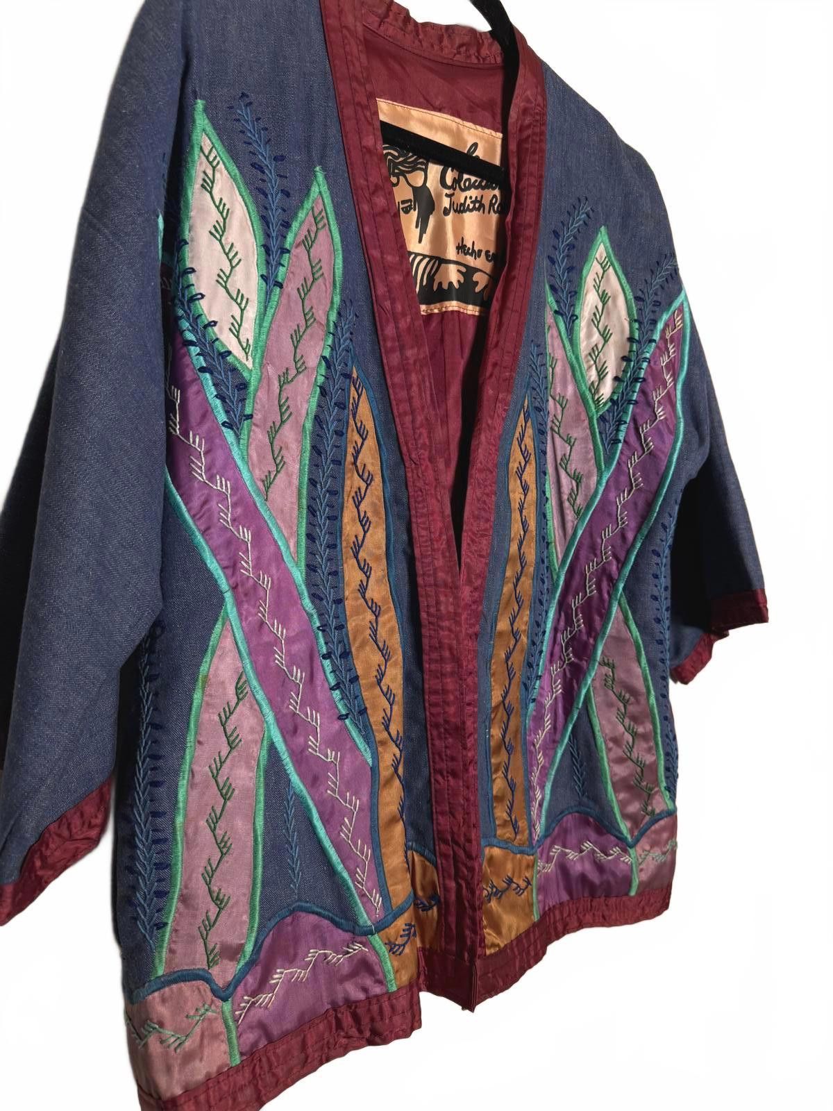 Other Rare Vintage Judith Roberts La "Coleccion" Art Jacket Size S / US 4 / IT 40 - 2 Thumbnail