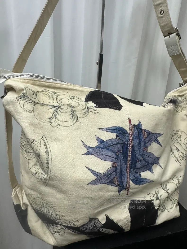 Yohji Yamamoto Yohji Yamamoto Graffiti Printed Tote Bag / Crossbody Bag Size ONE SIZE - 4 Thumbnail