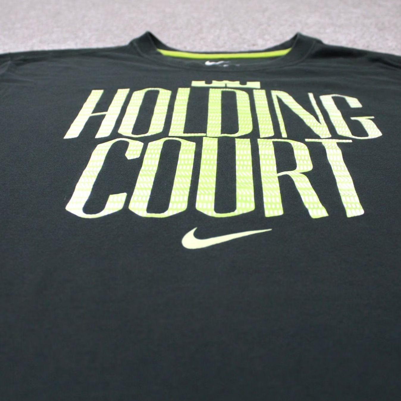 Nike Nike LeBron James Shirt Mens XL Green Dri-Fit Cotton/Poly Short Sleeve Logo" Size US XL / EU 56 / 4 - 4 Thumbnail