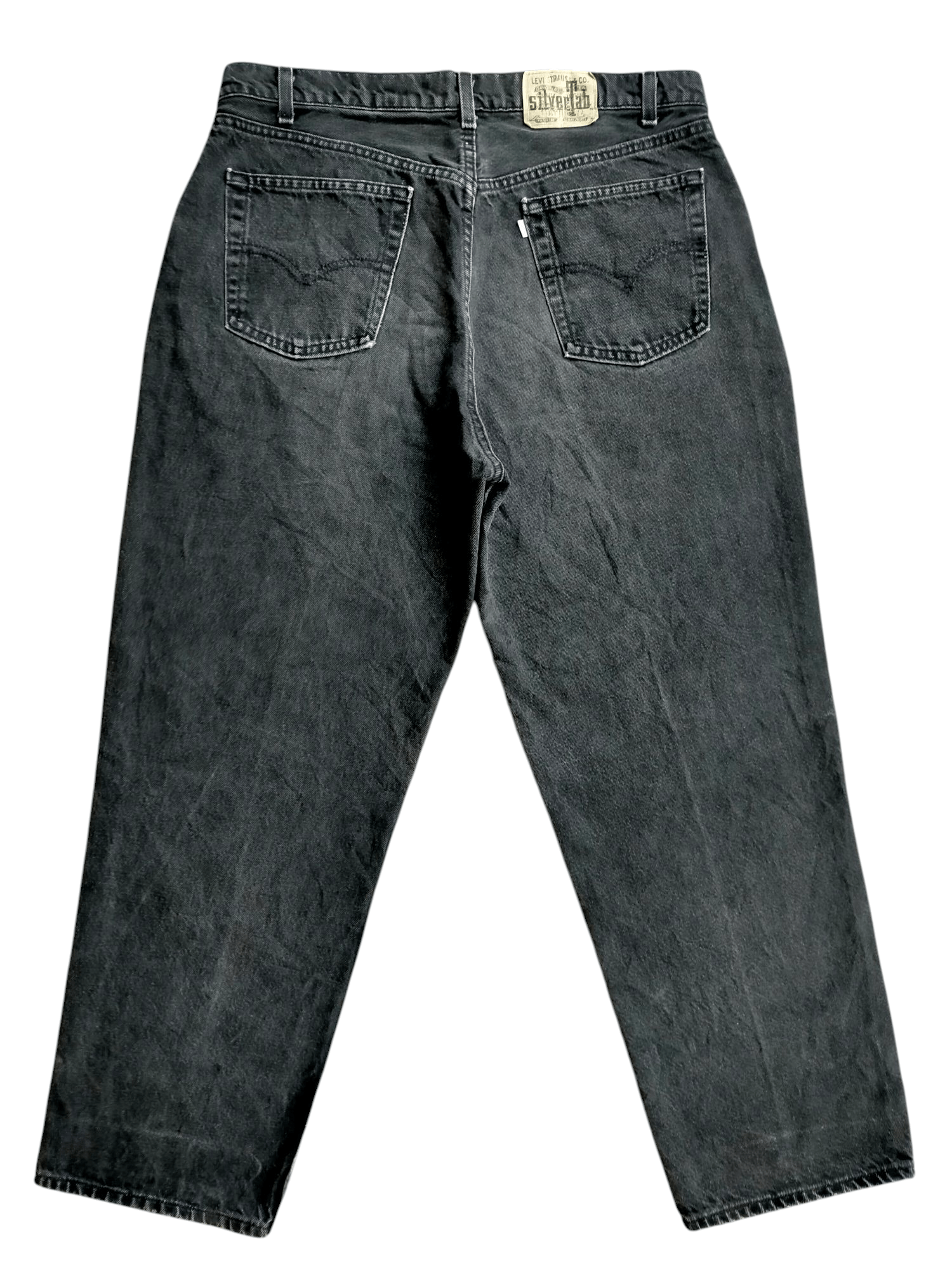 Levi's Vintage 90s Levis Silvertab Loose button Fly Black jeans Size US 37 - 2 Thumbnail