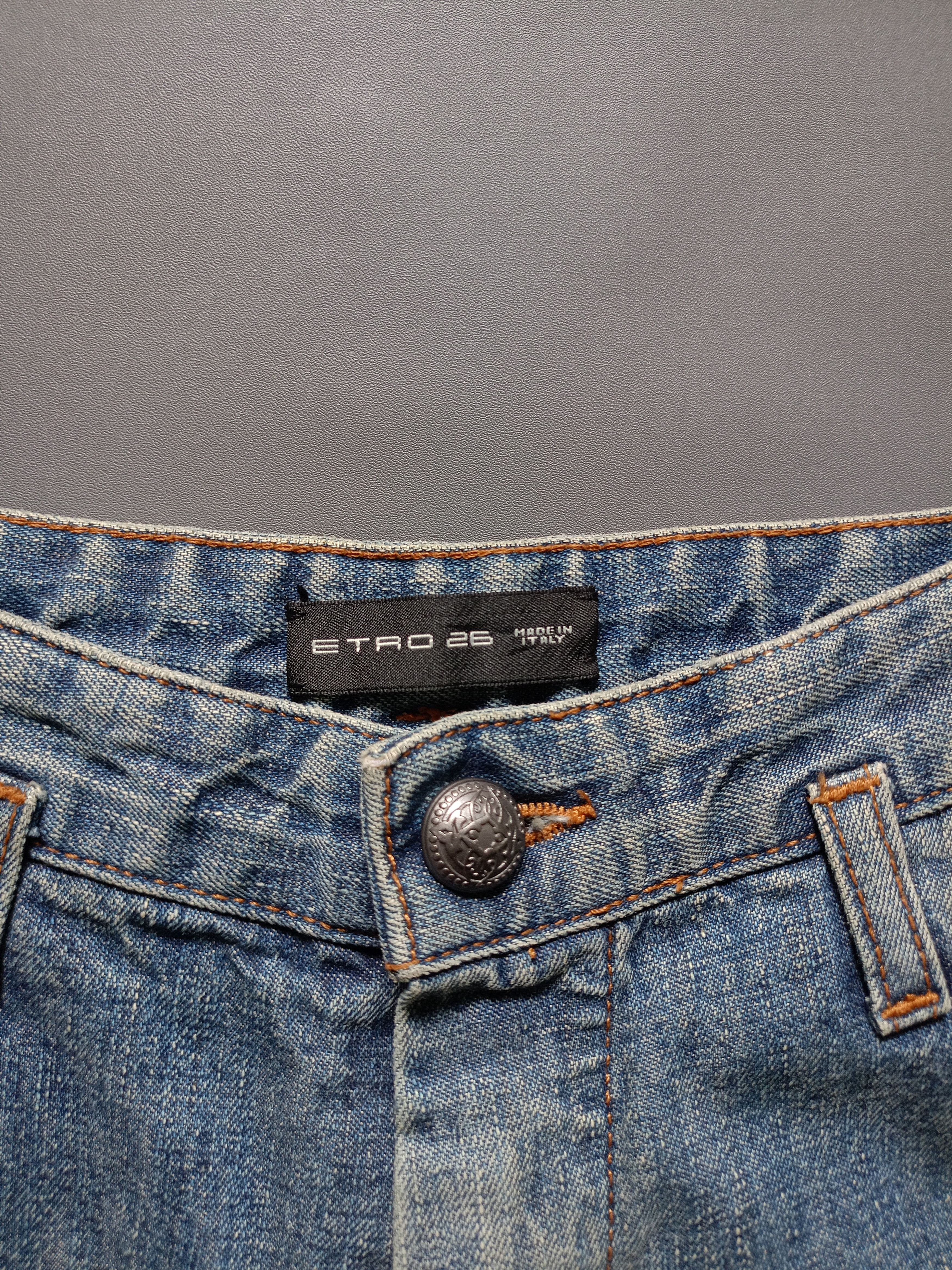 Etro Etro Distressed Baggy Denim Pants Size 28" / US 6 / IT 42 - 12 Thumbnail