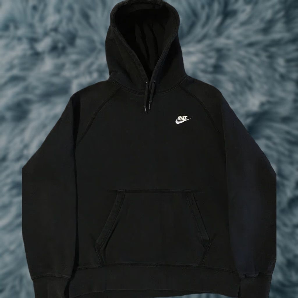 Nike VINTAGE Nike Swoosh Faded Hoodie XL Men Black Nike Sportswear Sweatshirt 90s Hip Hop Grunge Track Rap College USA USA Logo Vintage Size US XL / EU 56 / 4 - 1 Thumbnail