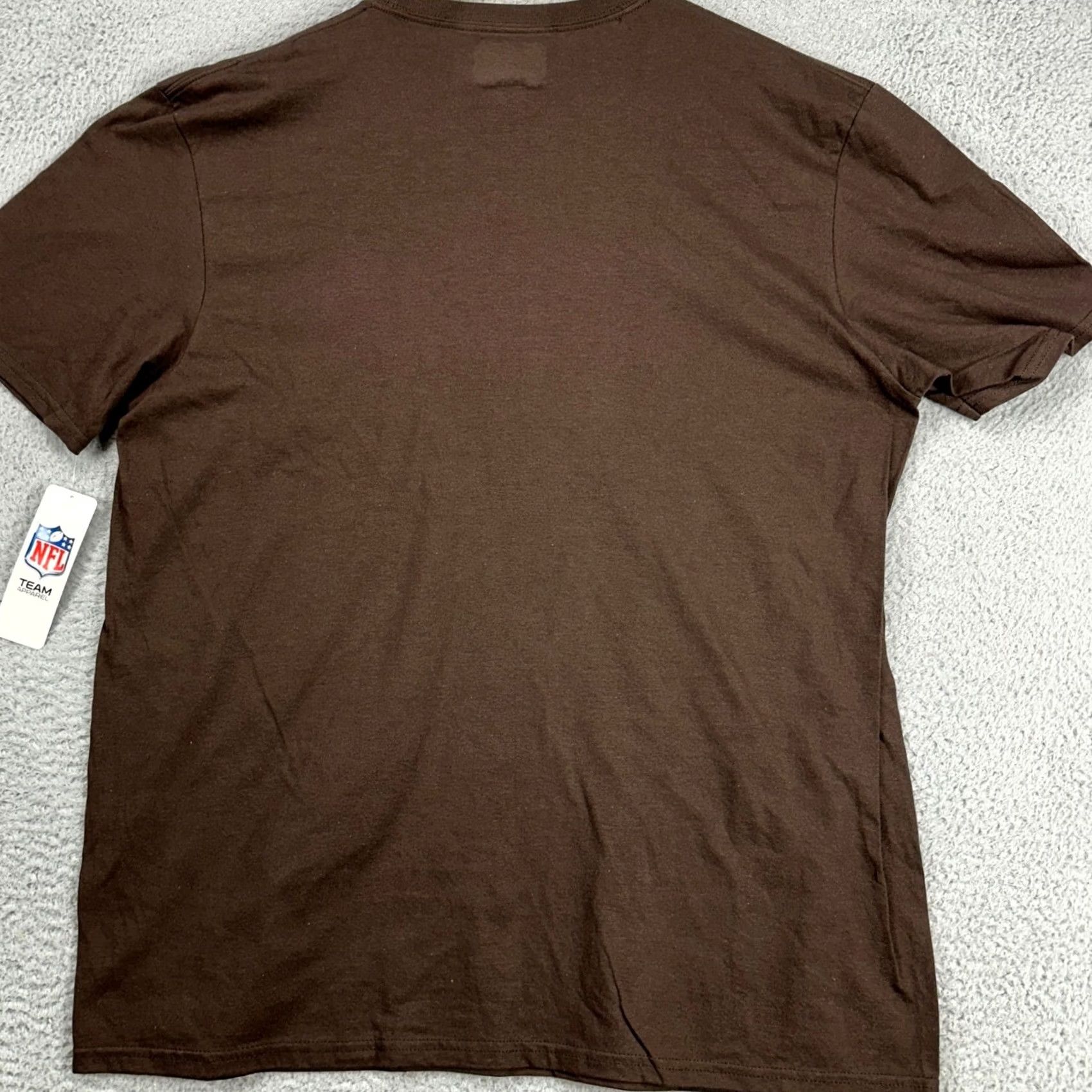 NFL NFL Cleveland Browns Football T-Shirt Mens XL Brown Cotton Short Sleeve Tee NEW Size US XL / EU 56 / 4 - 2 Thumbnail