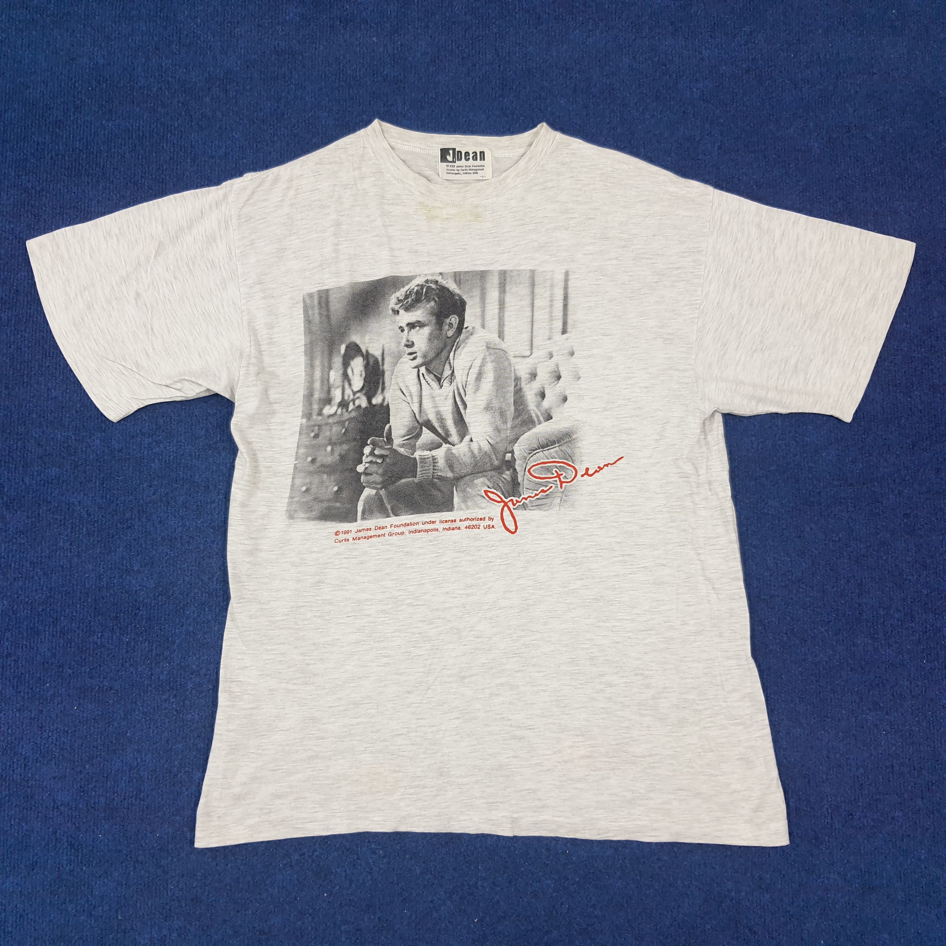 Vintage Vintage James Dean America Actor Photo Tee Size US M / EU 48-50 / 2 - 1 Thumbnail