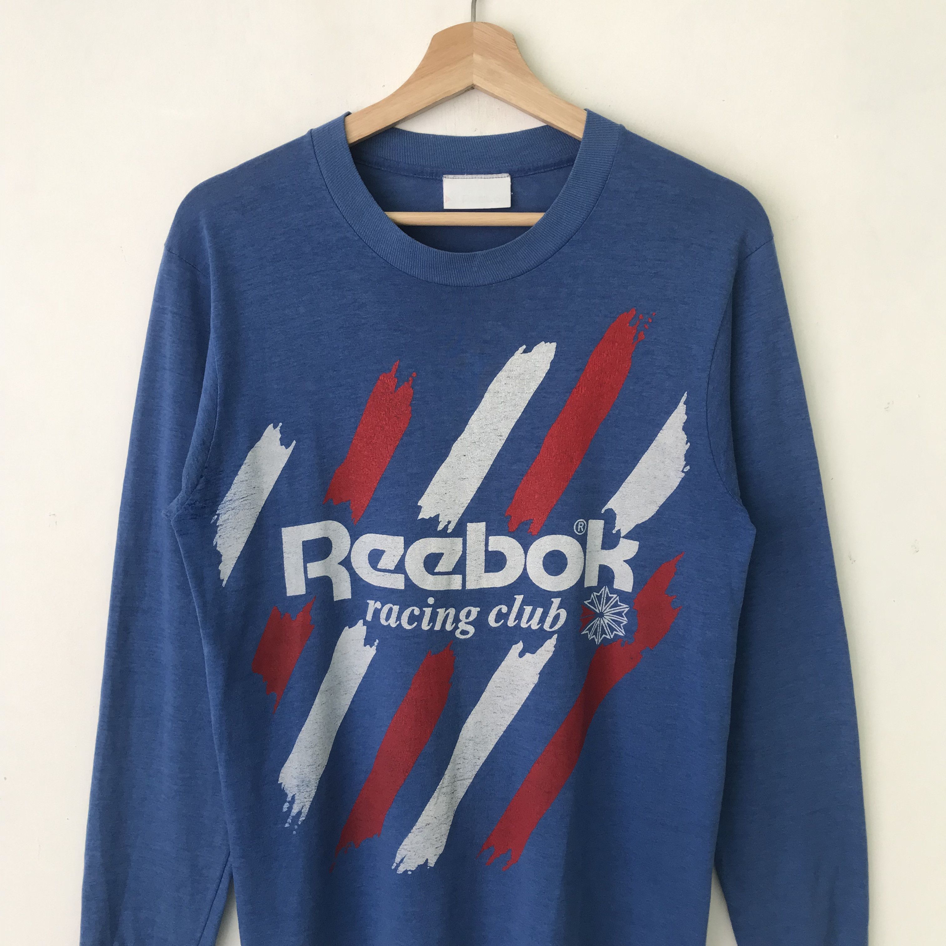 Reebok Vintage 80's Reebok England Blue Tshirt Small - 310 Size US S / EU 44-46 / 1 - 6 Thumbnail