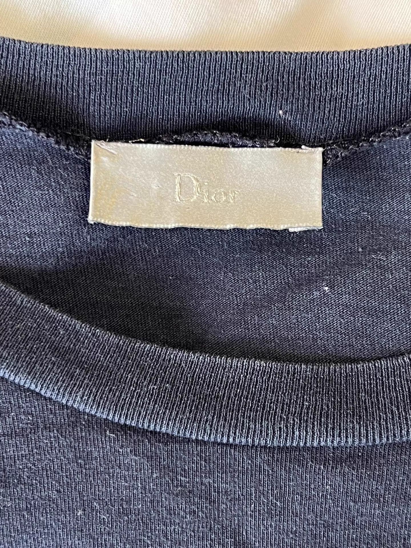Dior Dior Men's Black Bee Embroidered SS T-Shirt XS Size US XS / EU 42 / 0 - 6 Thumbnail