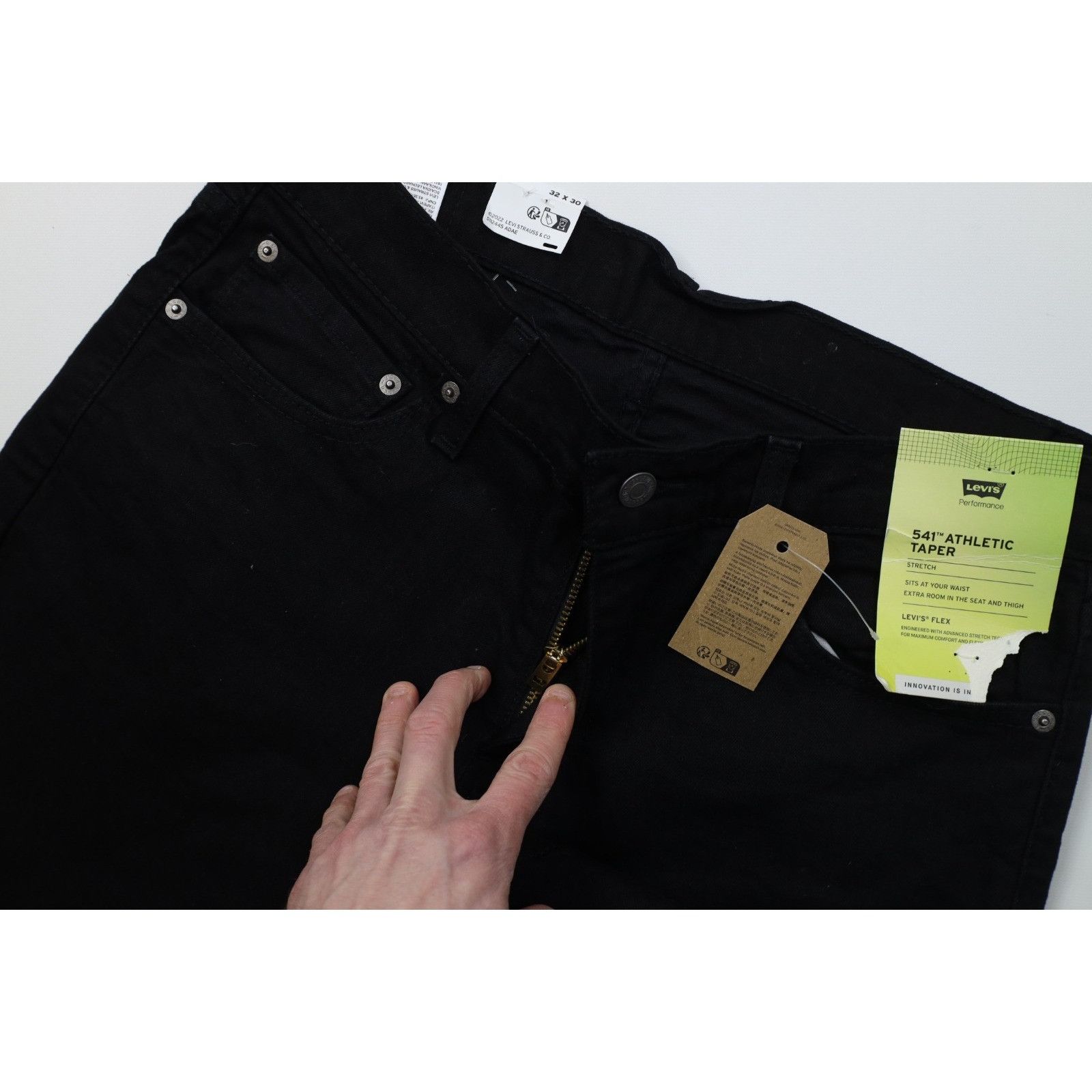 Levi's Deadstock Y2K Levis 541 Stretch Athletic Taper Leg Jeans Size US 32 / EU 48 - 8 Thumbnail