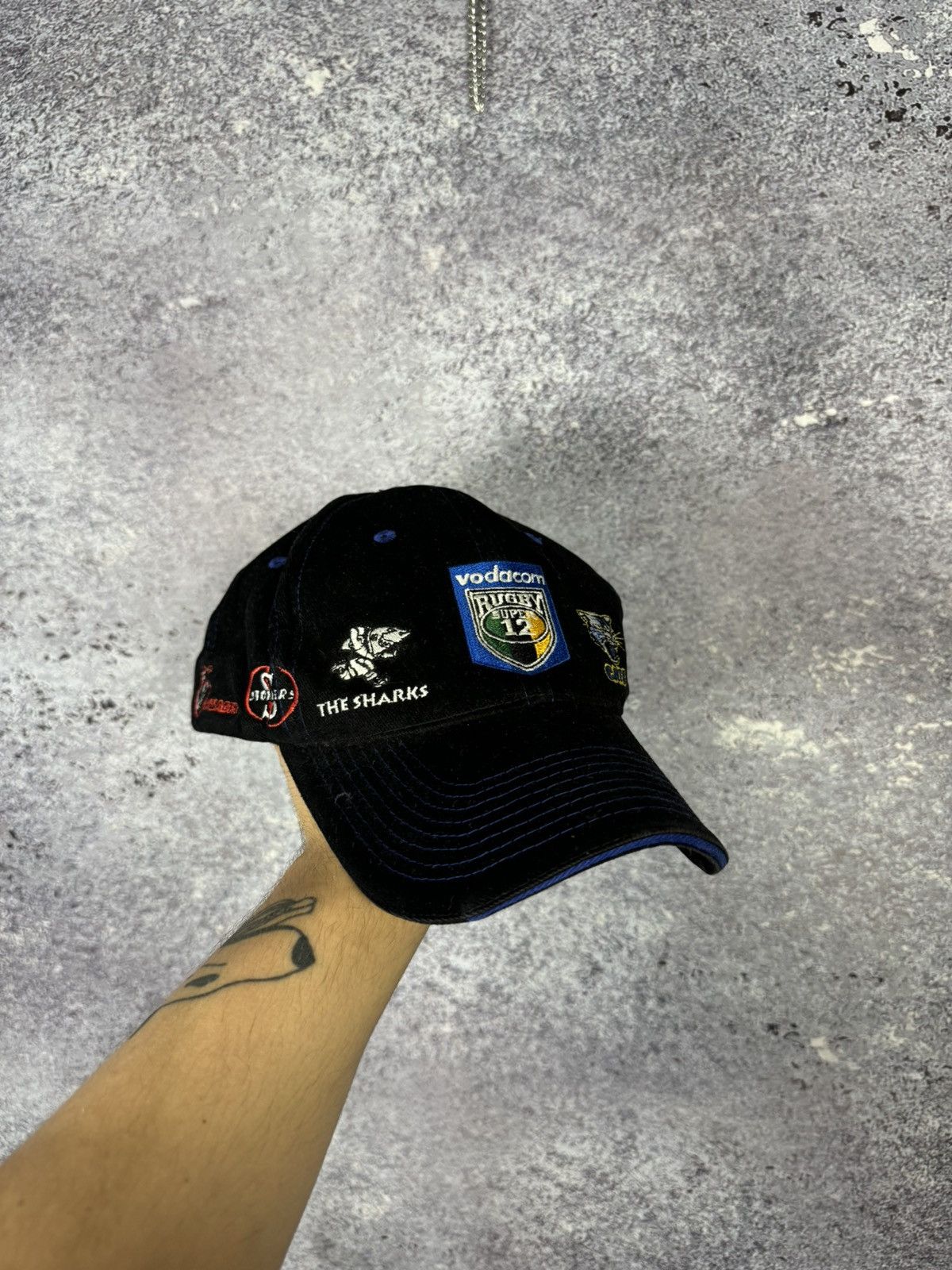 Vintage Vidacon South Africa Rugby Rare Super 12 Teams Logo Hats Size ONE SIZE - 1 Thumbnail
