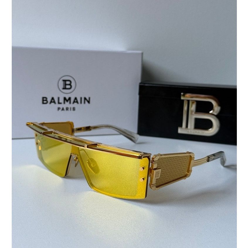 NEW Balmain BPS127-B Gold Wonder Boy III Sunglasses $1260 Balmain WONDER BOY III Sunglasses | Free Shipping | Edward  main image 3