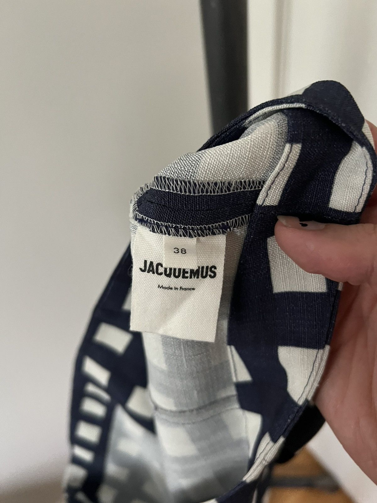 Jacquemus Cropped Check Polo Size XS / US 0-2 / IT 36-38 - 4 Thumbnail