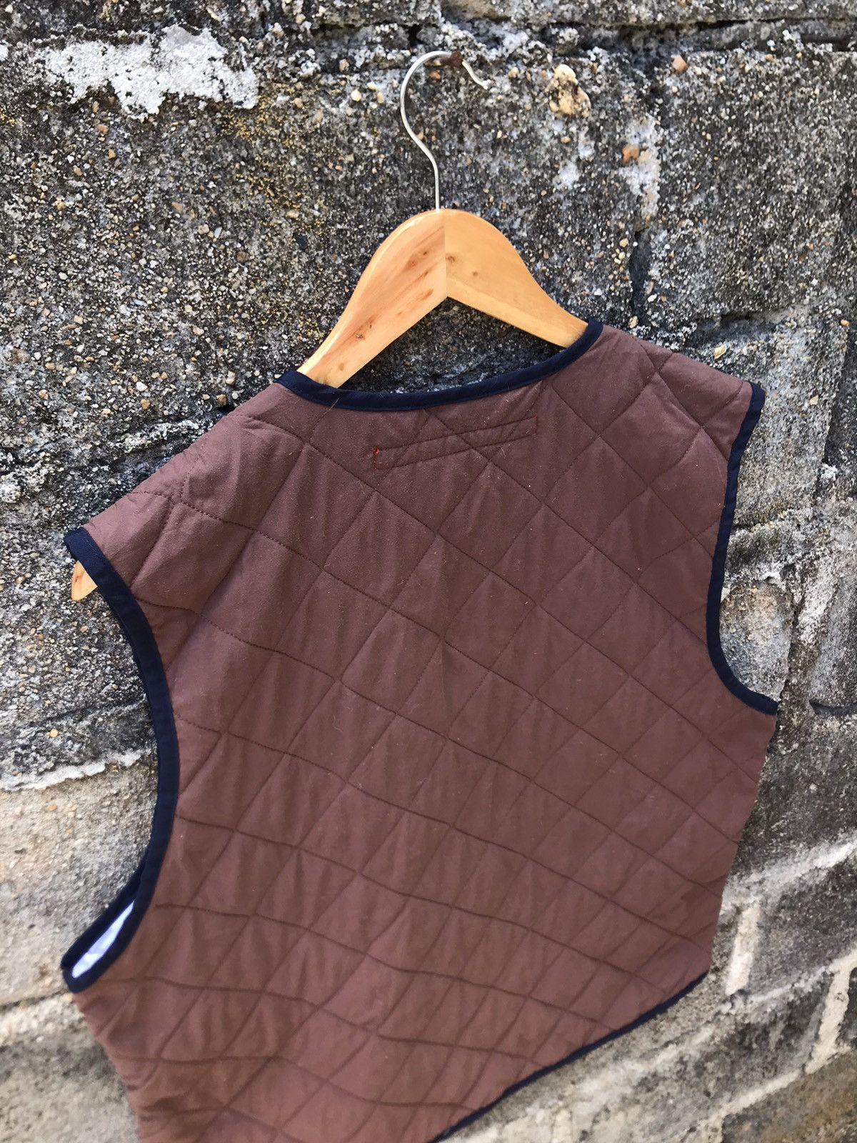 Split 🔥Vintage 90s Split Zip Quilted Vest- One Size Size US M / EU 48-50 / 2 - 8 Thumbnail