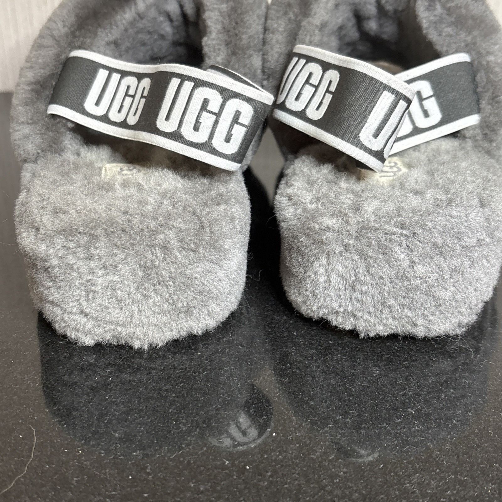Ugg UGG Fluff Yeah Slide Slippers Womens Size 8 US 1095119 Gray Size US 8 / IT 38 - 5 Thumbnail