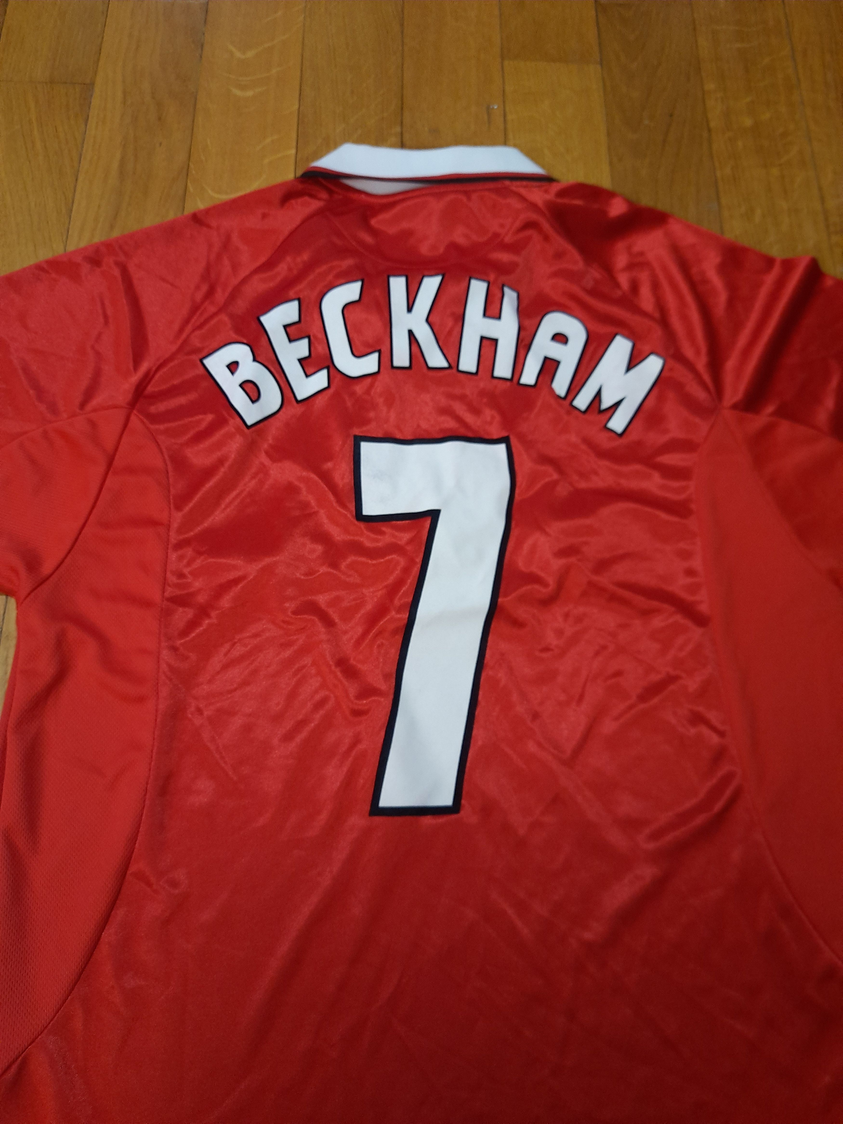 Other David Backham Retro Football Soccer Jersey Size US XL / EU 56 / 4 - 2 Thumbnail