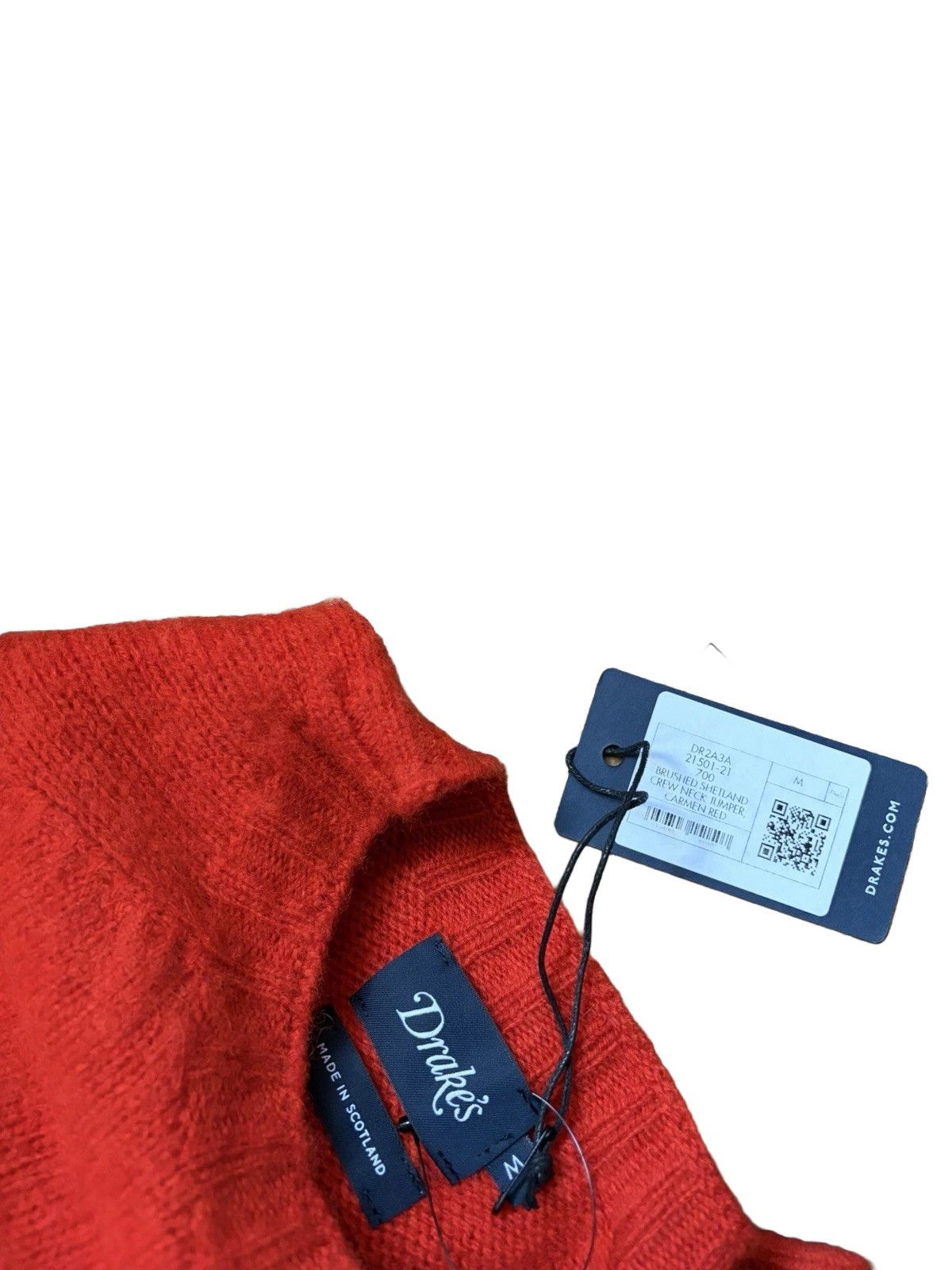 Drake's Drake’s Brushed Shetland Wool Crewneck Jumper Size US M / EU 48-50 / 2 - 3 Thumbnail