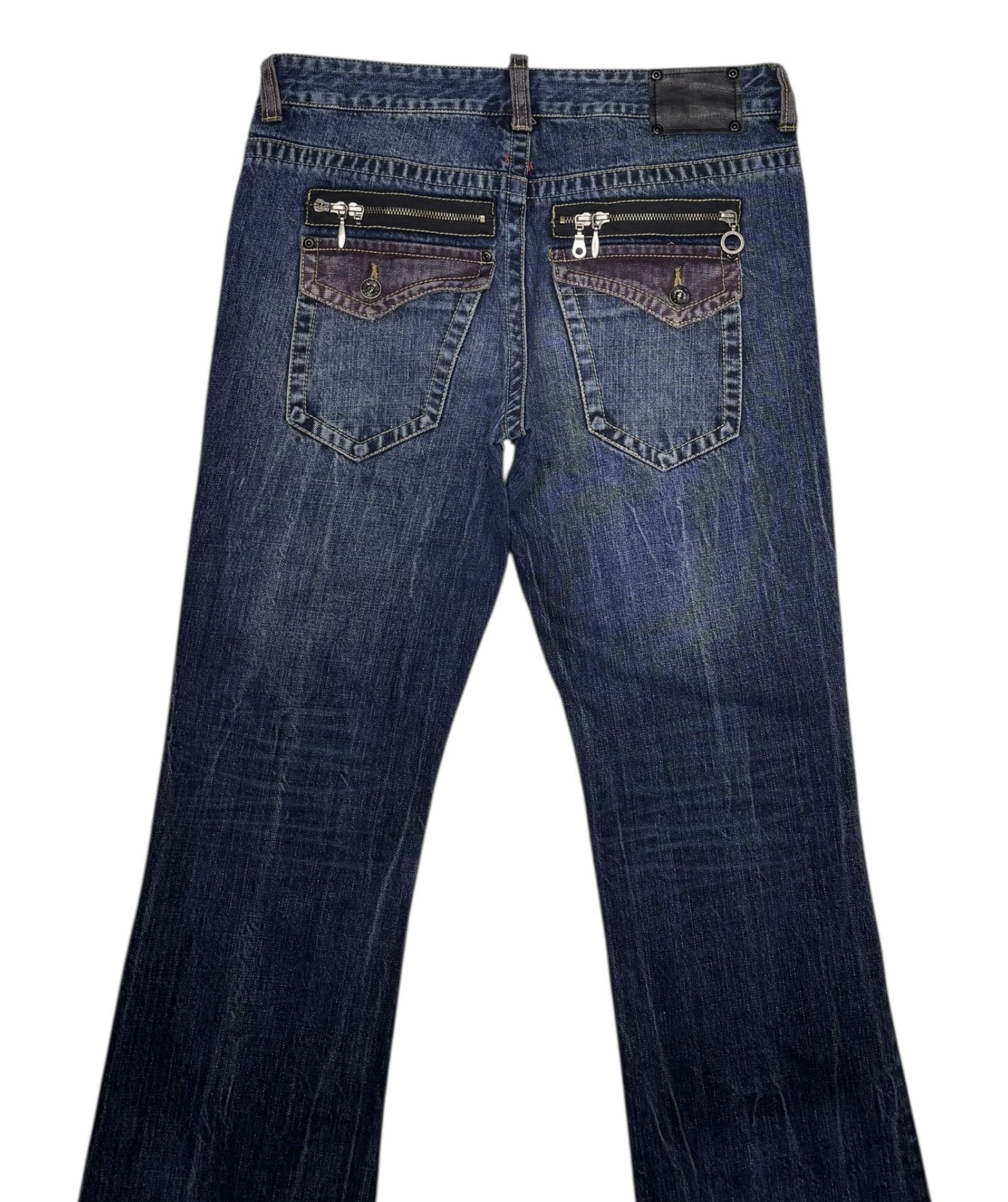 semanticdesign PREMIUM VINTAGE by SEMANTIC DESIGN FLARE JEANS BOOTCUT DENIM Size US 33 - 4 Thumbnail