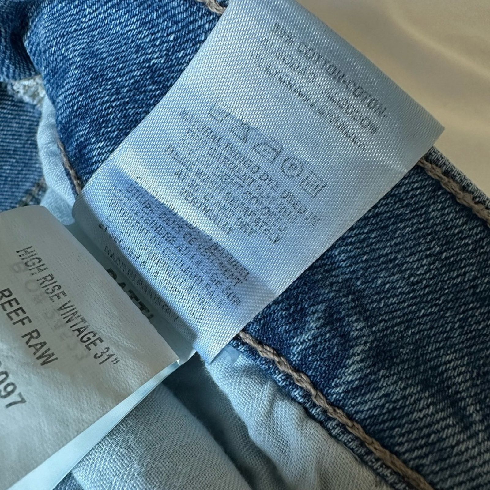 DL1961 NEW DL1961 Patti Straight High Rise Jeans Raw Sz 27 $209 Size 27" / US 4 / IT 40 - 11 Thumbnail